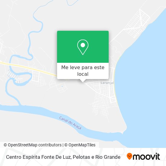 Centro Espírita Fonte De Luz mapa