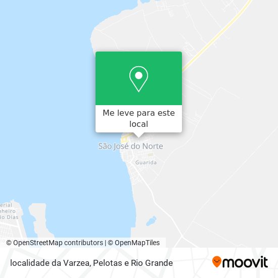 localidade da Varzea mapa