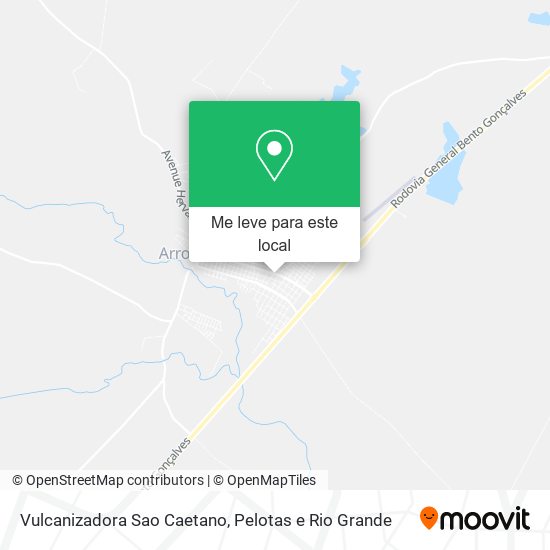 Vulcanizadora Sao Caetano mapa