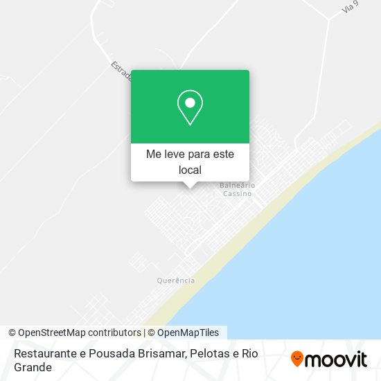 Restaurante e Pousada Brisamar mapa
