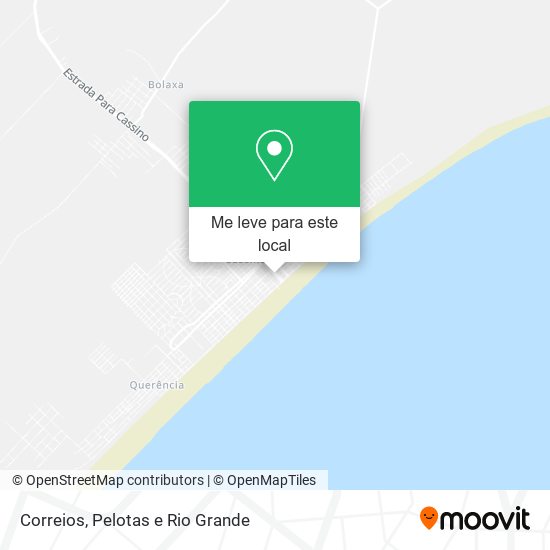 Correios mapa