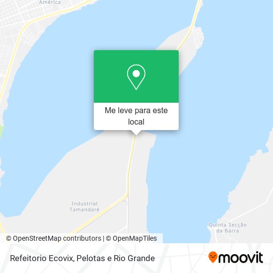 Refeitorio Ecovix mapa