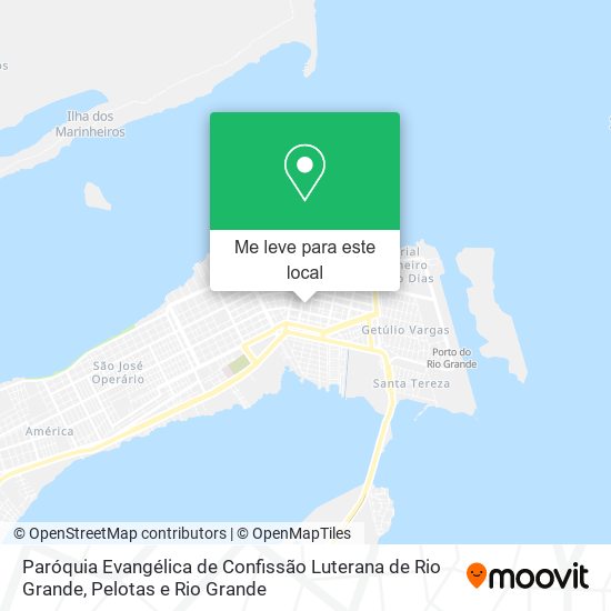 Paróquia Evangélica de Confissão Luterana de Rio Grande mapa