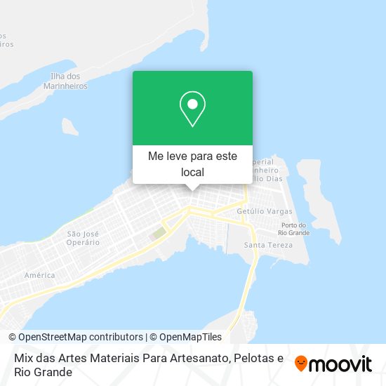 Mix das Artes Materiais Para Artesanato mapa