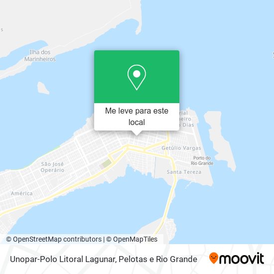 Unopar-Polo Litoral Lagunar mapa