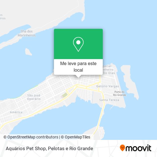 Aquários Pet Shop mapa