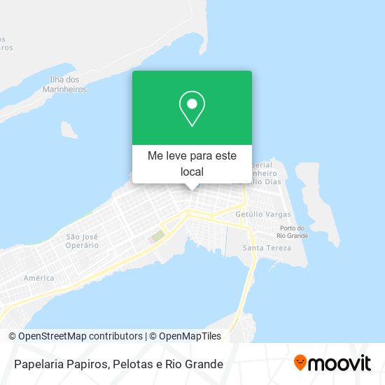 Papelaria Papiros mapa