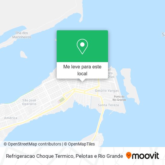 Refrigeracao Choque Termico mapa