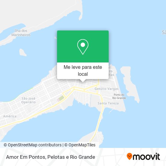 Amor Em Pontos mapa