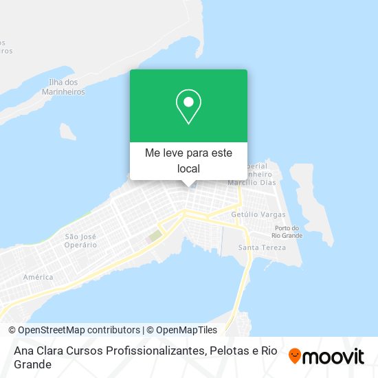 Ana Clara Cursos Profissionalizantes mapa