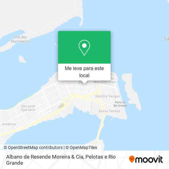 Albano de Resende Moreira & Cia mapa