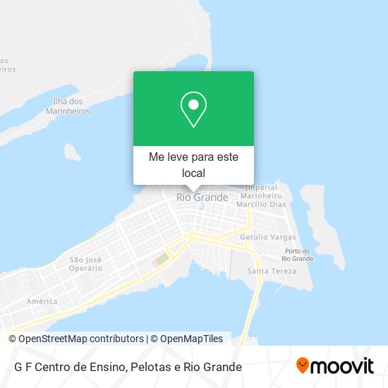 G F Centro de Ensino mapa