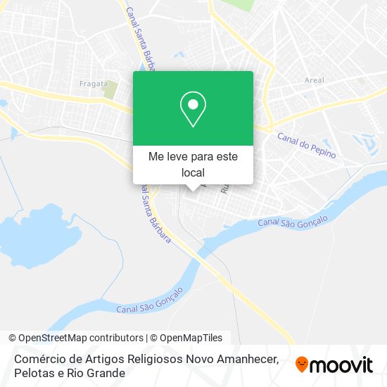 Comércio de Artigos Religiosos Novo Amanhecer mapa