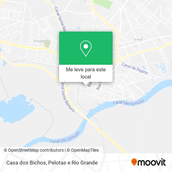 Casa dos Bichos mapa