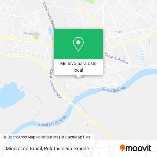Mineral do Brasil mapa