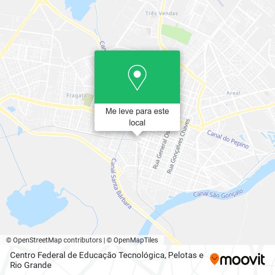 Centro Federal de Educação Tecnológica mapa
