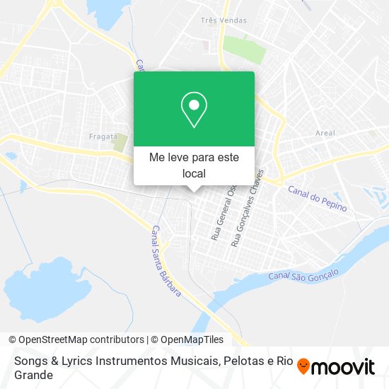 Songs & Lyrics Instrumentos Musicais mapa