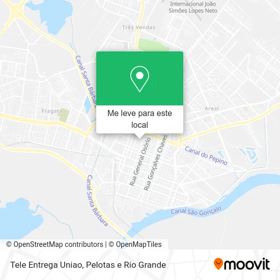 Tele Entrega Uniao mapa