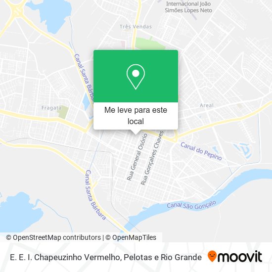 E. E. I. Chapeuzinho Vermelho mapa