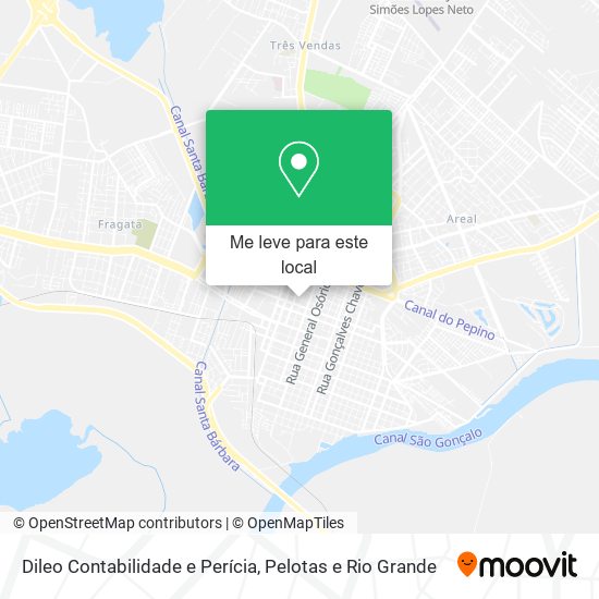 Dileo Contabilidade e Perícia mapa