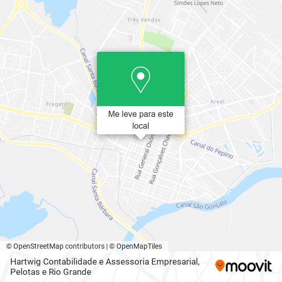 Hartwig Contabilidade e Assessoria Empresarial mapa