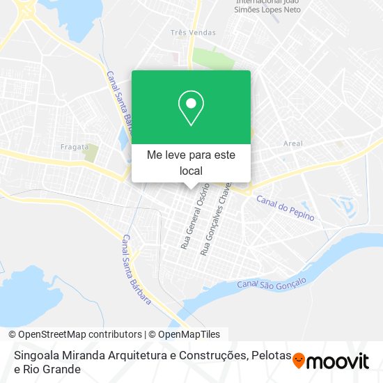 Singoala Miranda Arquitetura e Construções mapa