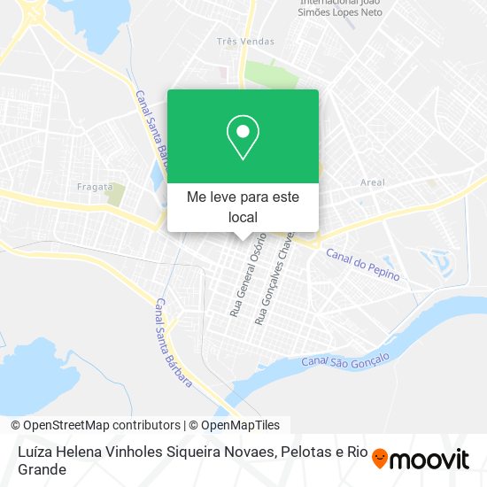 Luíza Helena Vinholes Siqueira Novaes mapa
