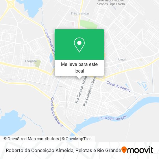 Roberto da Conceição Almeida mapa
