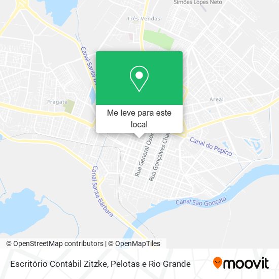 Escritório Contábil Zitzke mapa