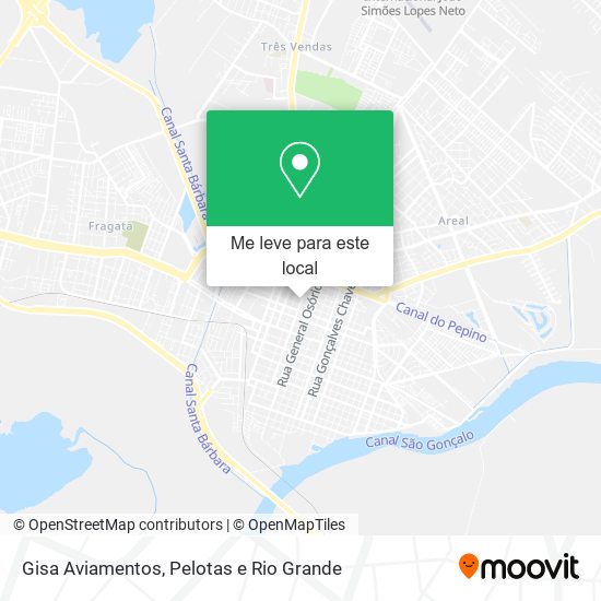 Gisa Aviamentos mapa