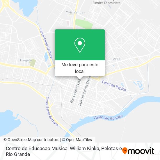 Centro de Educacao Musical William Kinka mapa