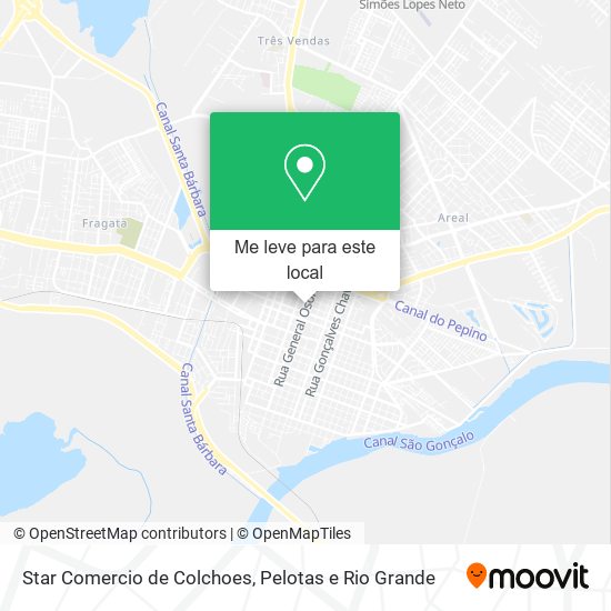 Star Comercio de Colchoes mapa