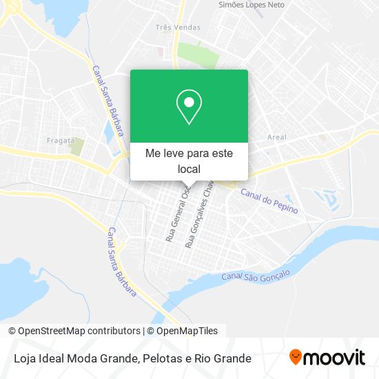 Loja Ideal Moda Grande mapa