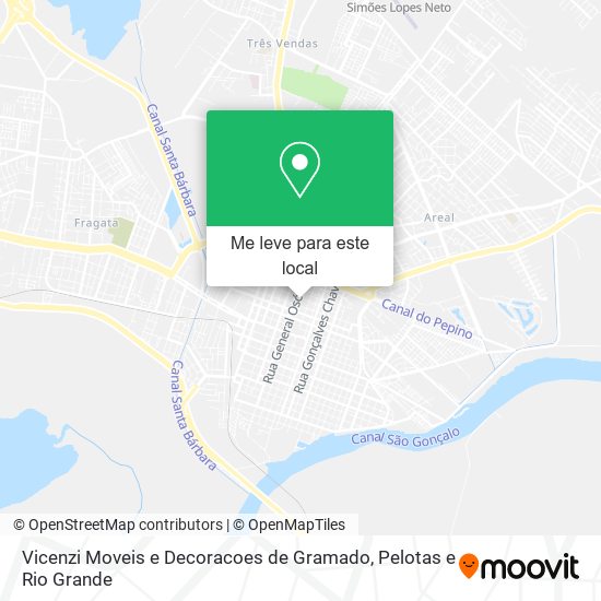 Vicenzi Moveis e Decoracoes de Gramado mapa