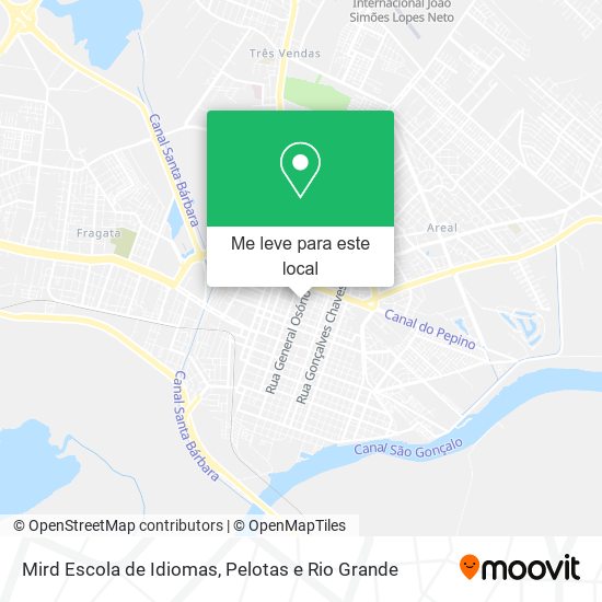 Mird Escola de Idiomas mapa