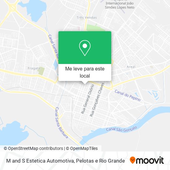 M and S Estetica Automotiva mapa