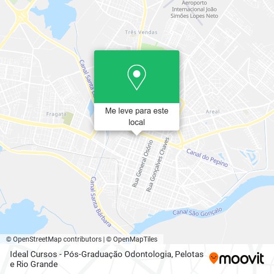Ideal Cursos - Pós-Graduação Odontologia mapa