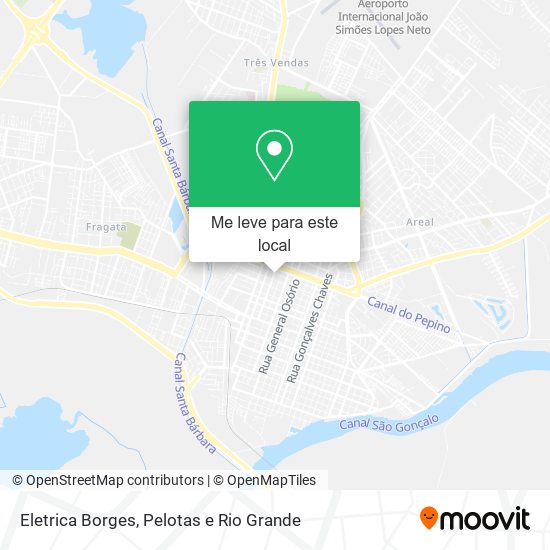 Eletrica Borges mapa