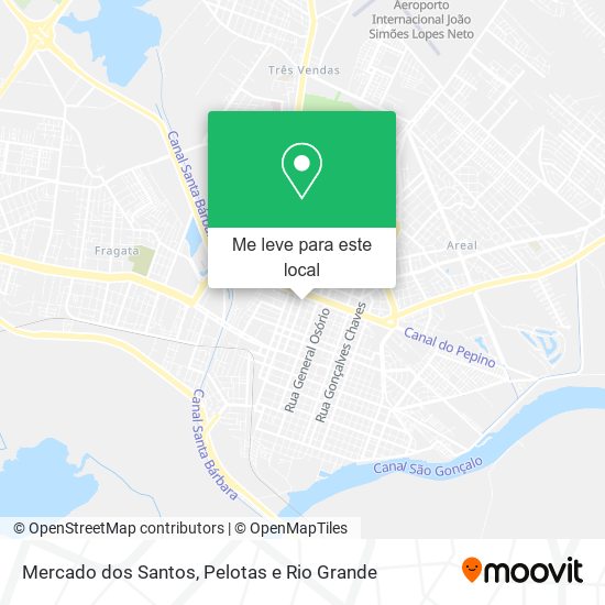 Mercado dos Santos mapa