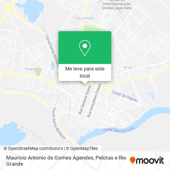 Mauricio Antonio de Gomes Agendes mapa