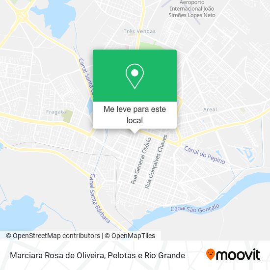 Marciara Rosa de Oliveira mapa