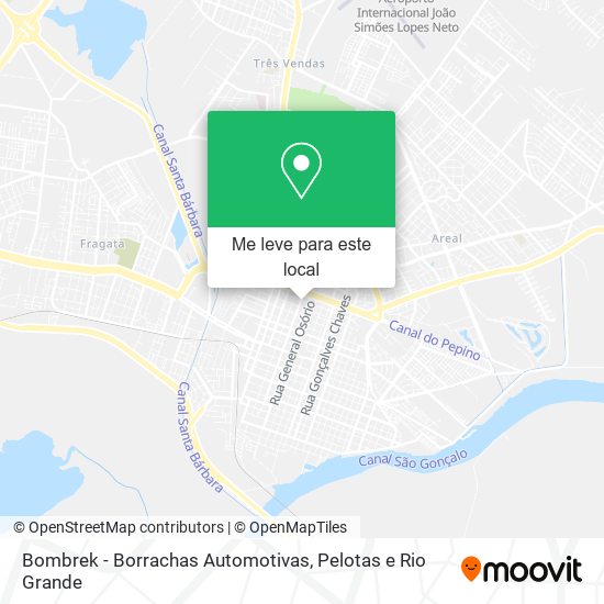 Bombrek - Borrachas Automotivas mapa