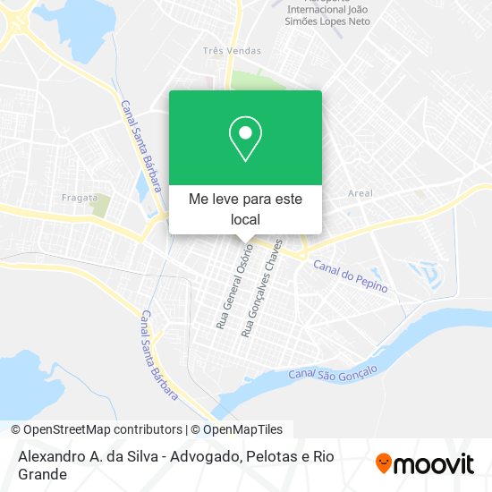 Alexandro A. da Silva - Advogado mapa