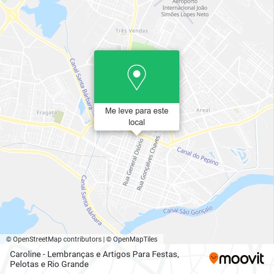 Caroline - Lembranças e Artigos Para Festas mapa