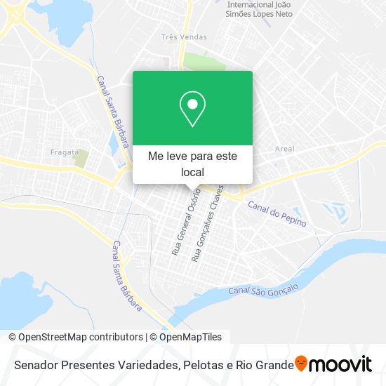 Senador Presentes Variedades mapa
