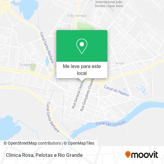 Clínica Rosa mapa