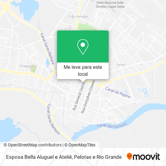 Esposa Bella Aluguel e Ateliê mapa