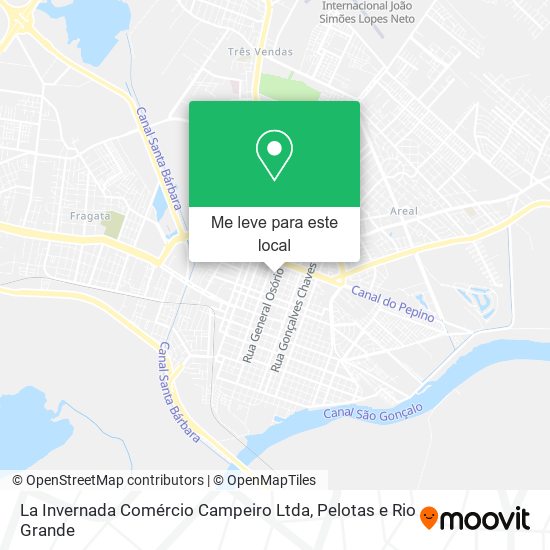 La Invernada Comércio Campeiro Ltda mapa
