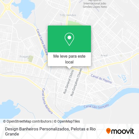 Design Banheiros Personalizados mapa