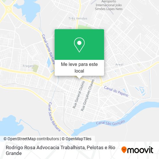 Rodrigo Rosa Advocacia Trabalhista mapa